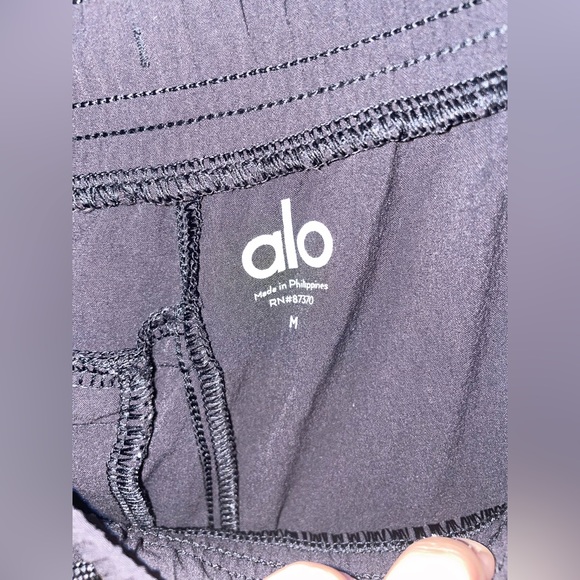 ALO Yoga Black Co-Op Sweatpants - Picture 5 of 6